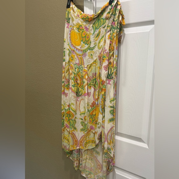 Haute Hippie Dresses & Skirts - Haute Hippie Colorful Floral Pattern wrapped Skirt size M